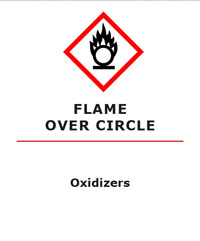 Oxidizers GHS Pictogram for WHMIS 2015