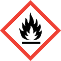 Red Square 45° on a point Pictogram example – Chemscape