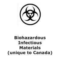 Biohazardous Infectious Materials (Unique to Canada) physical hazard label - Chemscape