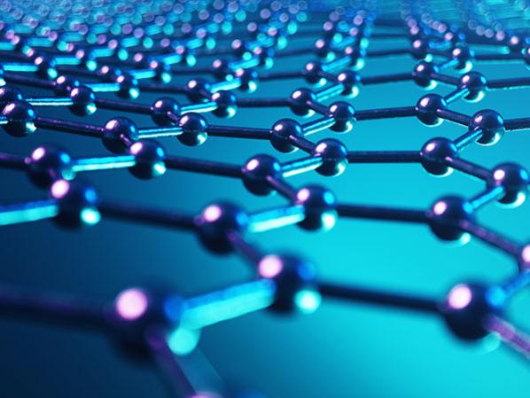 Molecular structure of graphene, a chemical hazard that can be managed with Chemscape Safety Technologies systems.